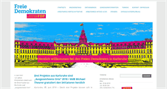 Desktop Screenshot of fdp-karlsruhe.de